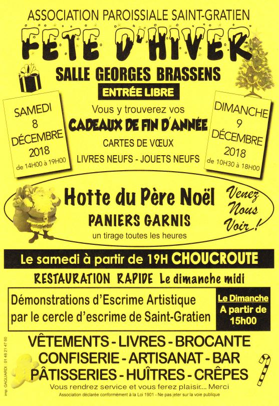 Fête d'hiver Saint-Gratien 2018