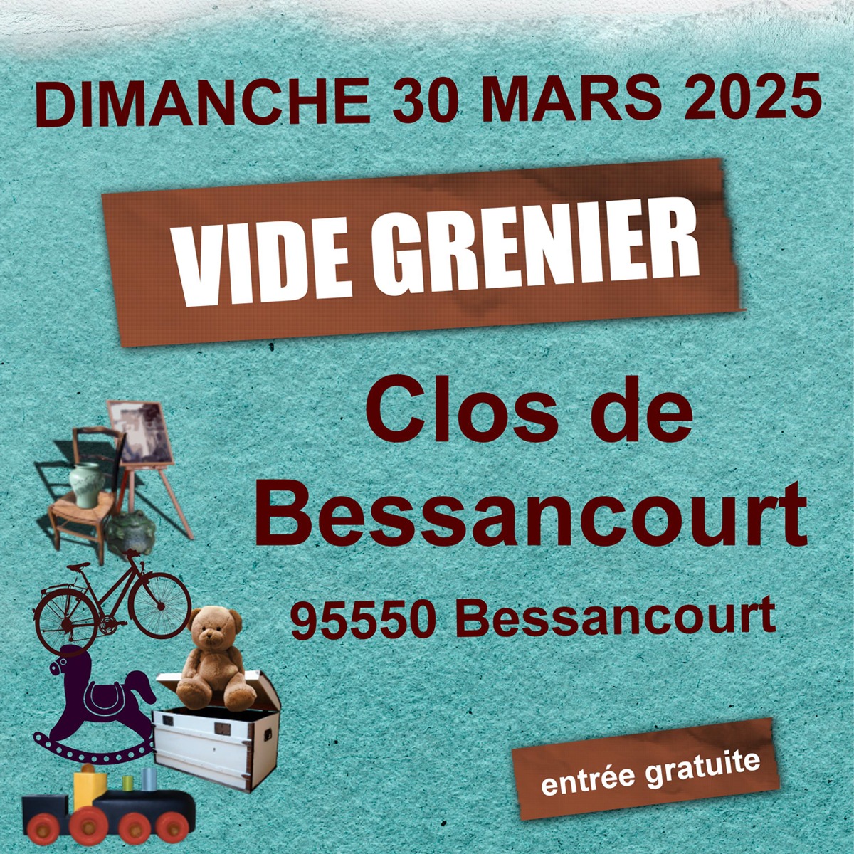 Vide grenier Bessancourt - 30 mars 2025
