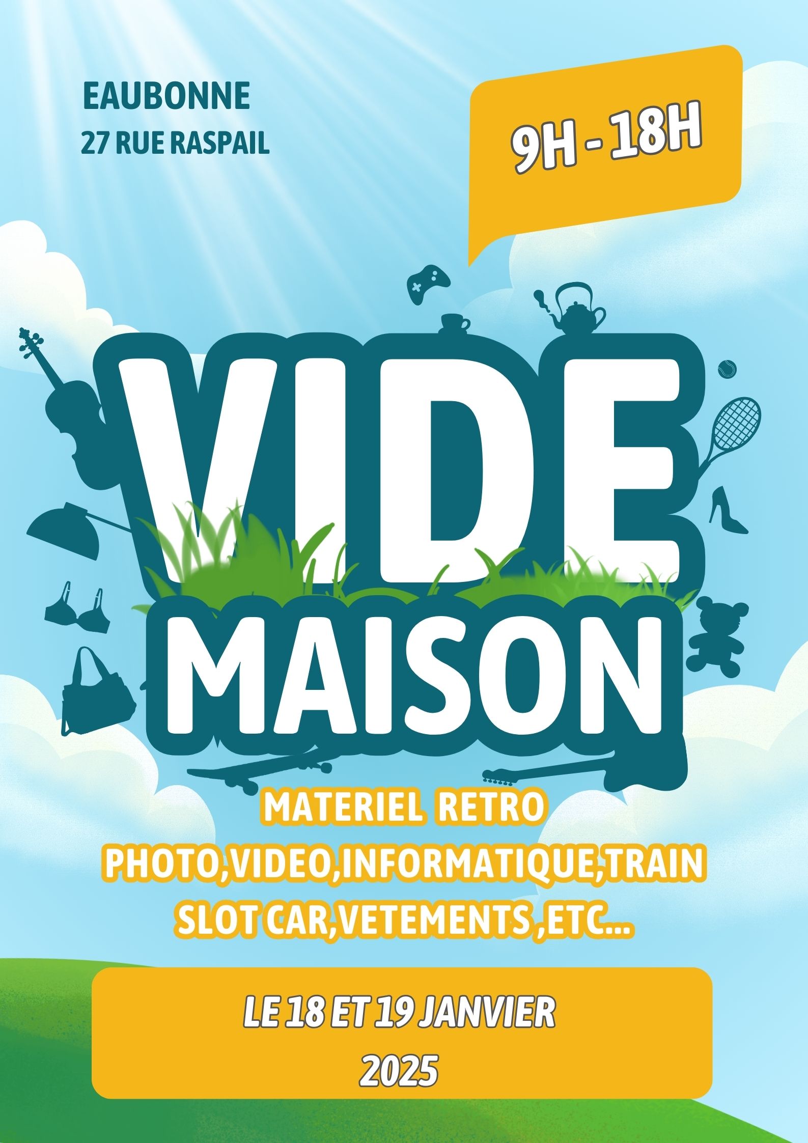 Vide-Maison Eaubonne - 18 et 19 janvier 2025