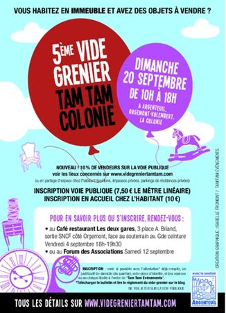 brocante à ARGENTEUIL 20 septembre 2015