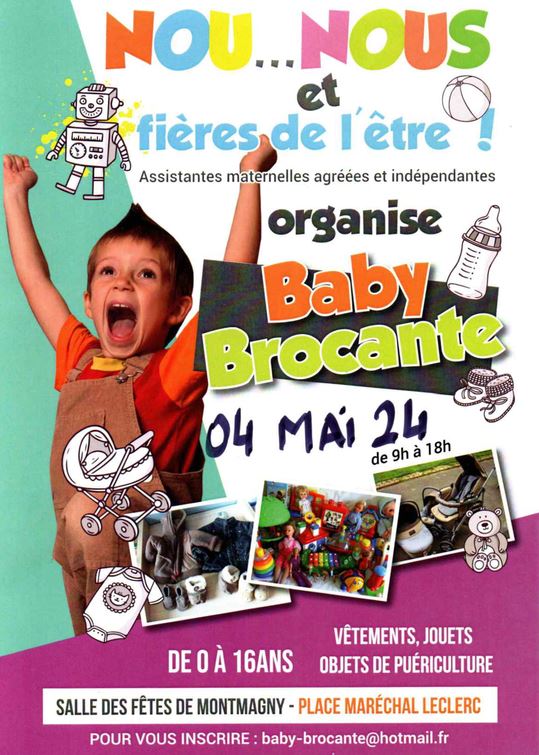 Baby brocante Montmagny - 4 mai 2024