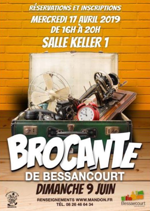 Brocante à Bessancourt le 9 juin 2019