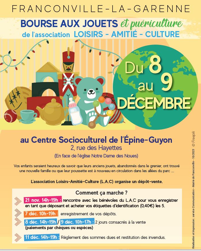 Bourse aux jouets - Franconville - 2023