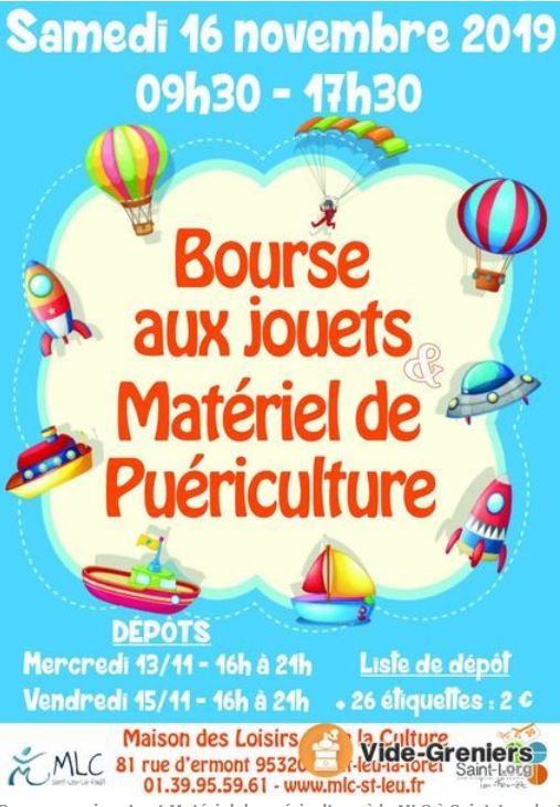 Bourse aux jouets Saint-Leu-la-Forêt
