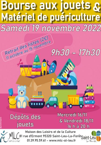 Bourse aux jouets Saint-Leu 2022