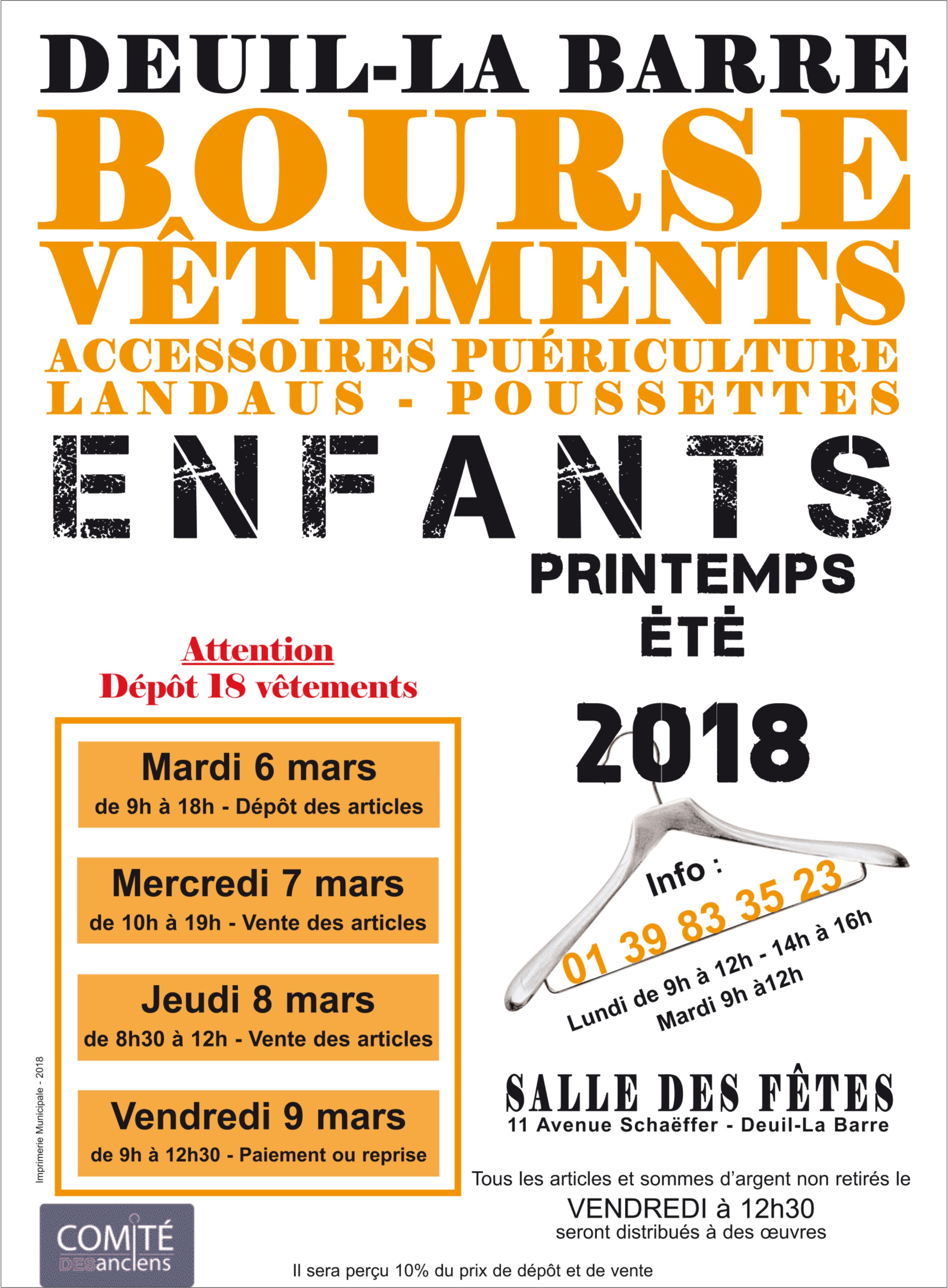 Bourse vetements accessoires puériculture