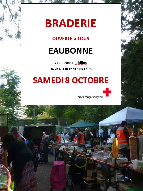 BRADERIE BROCANTE CROIX ROUGE 2016