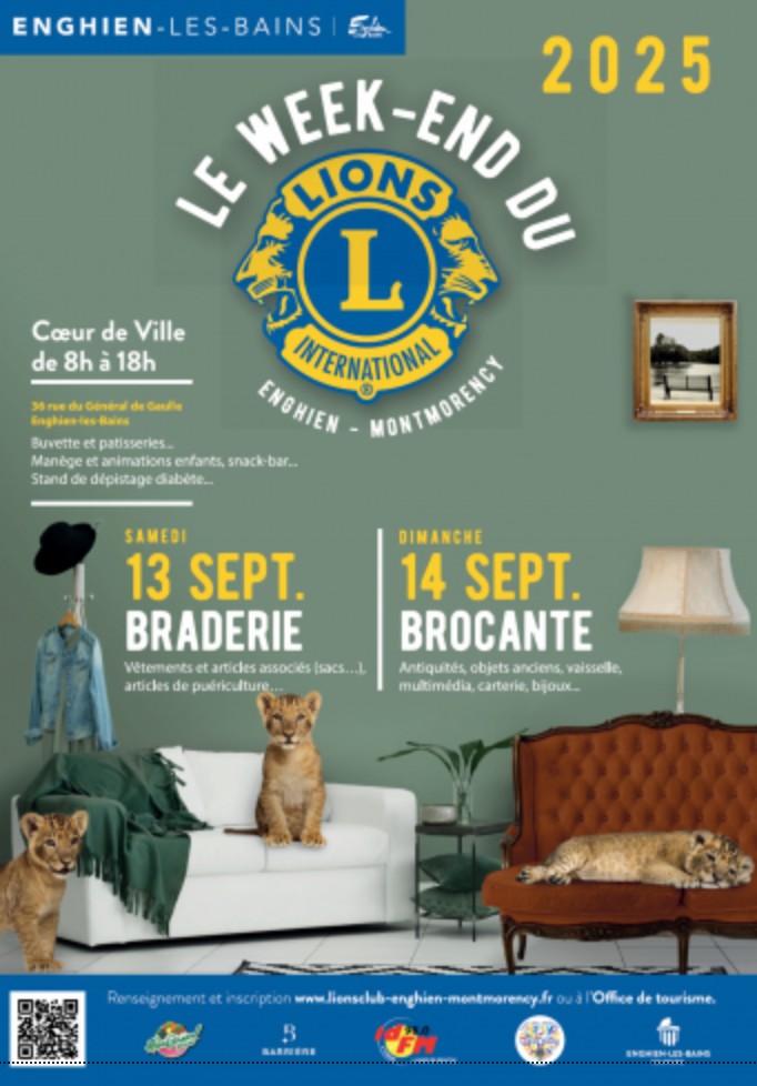Braderie et brocante Enghien 2025
