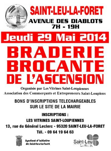 BROCANTE A SAINT LEU LA FORET