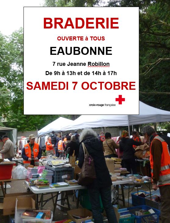 Braderie Croix Rouge du 7 octobre 2017