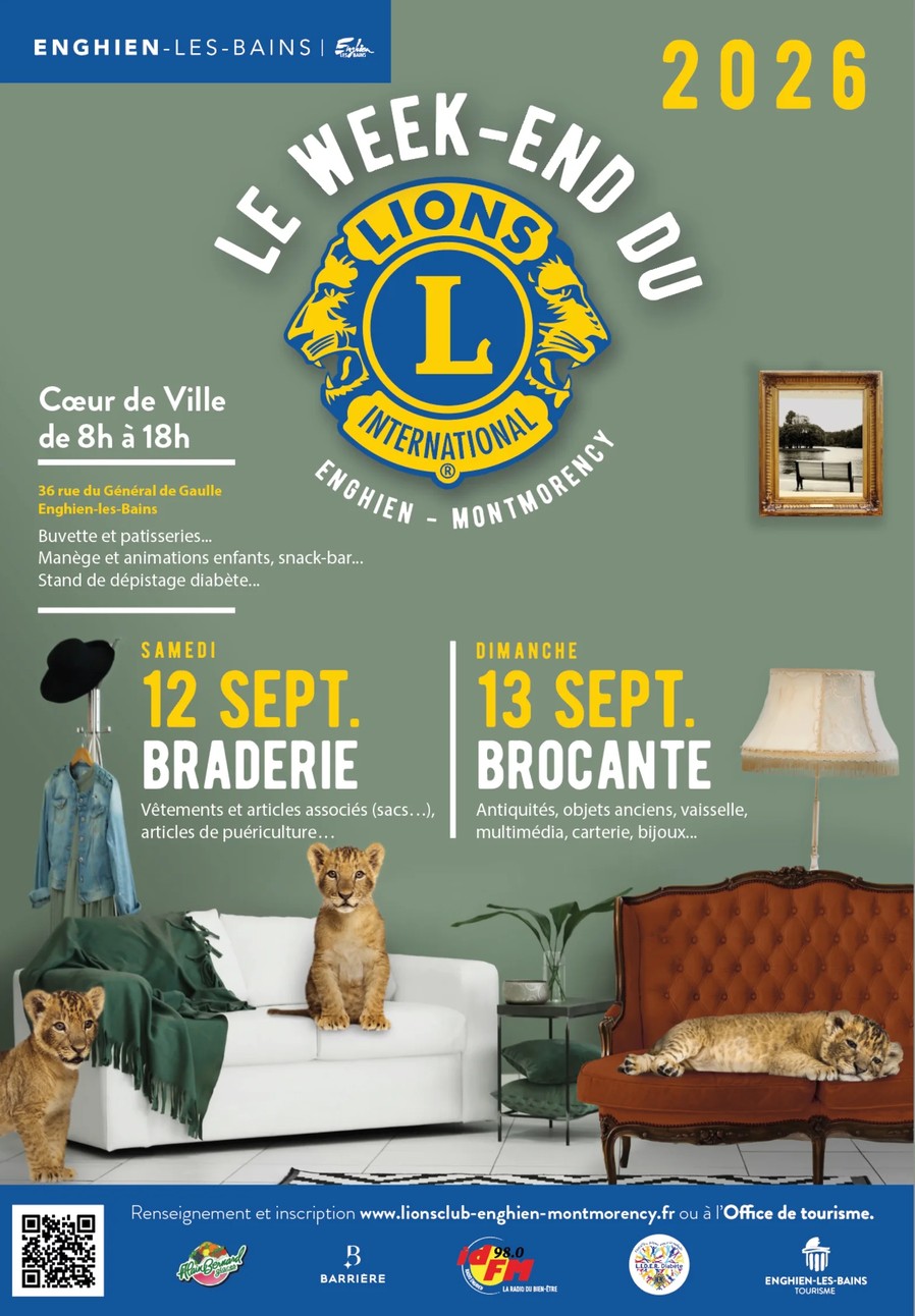 Braderie brocante Lions Club 12 et 13 septembre 2026