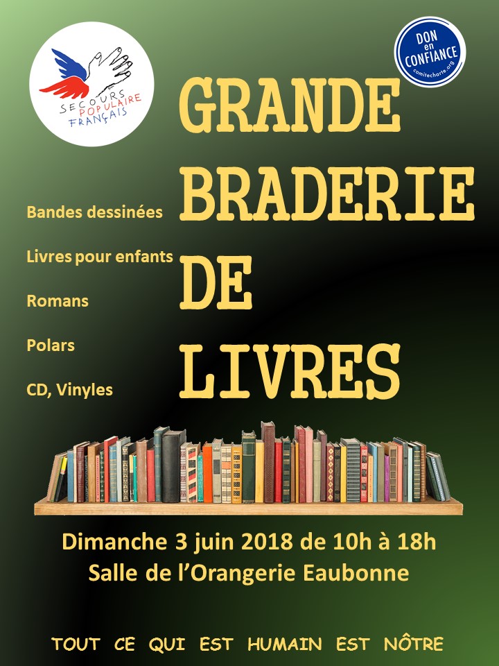 Grande braderie de livres - Eaubonne 2018