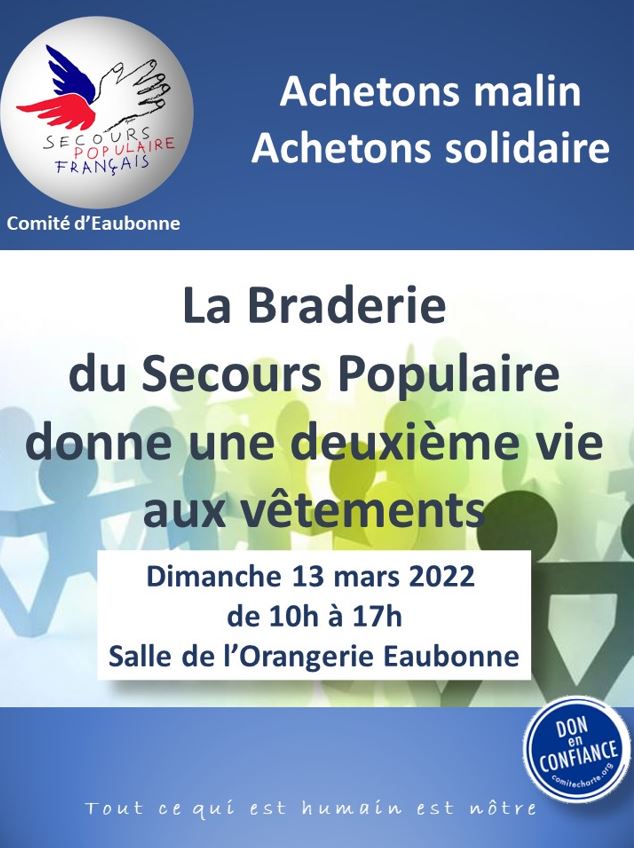 Braderie Secours populaire Eaubonne 2022