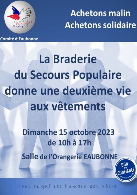Braderie du Secours Populaire - Eaubonne -2023