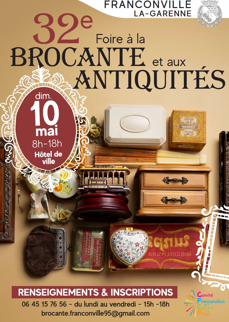 Brocante Franconville 10 mai 2026