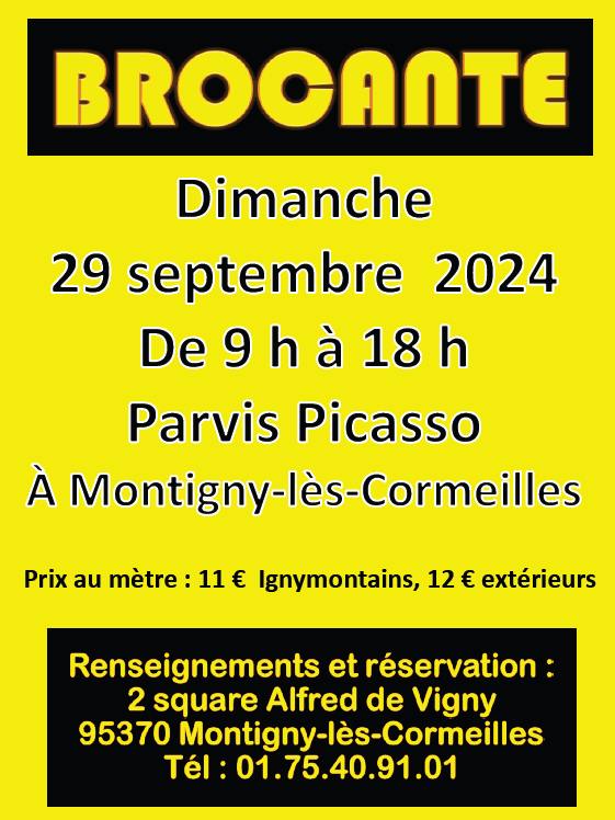 Brocante à Montigny - 2024