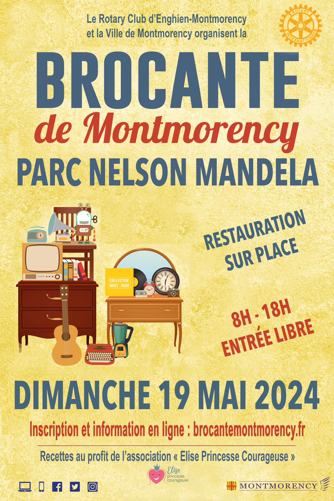 Brocante à Montmorency - 19 mai 2024