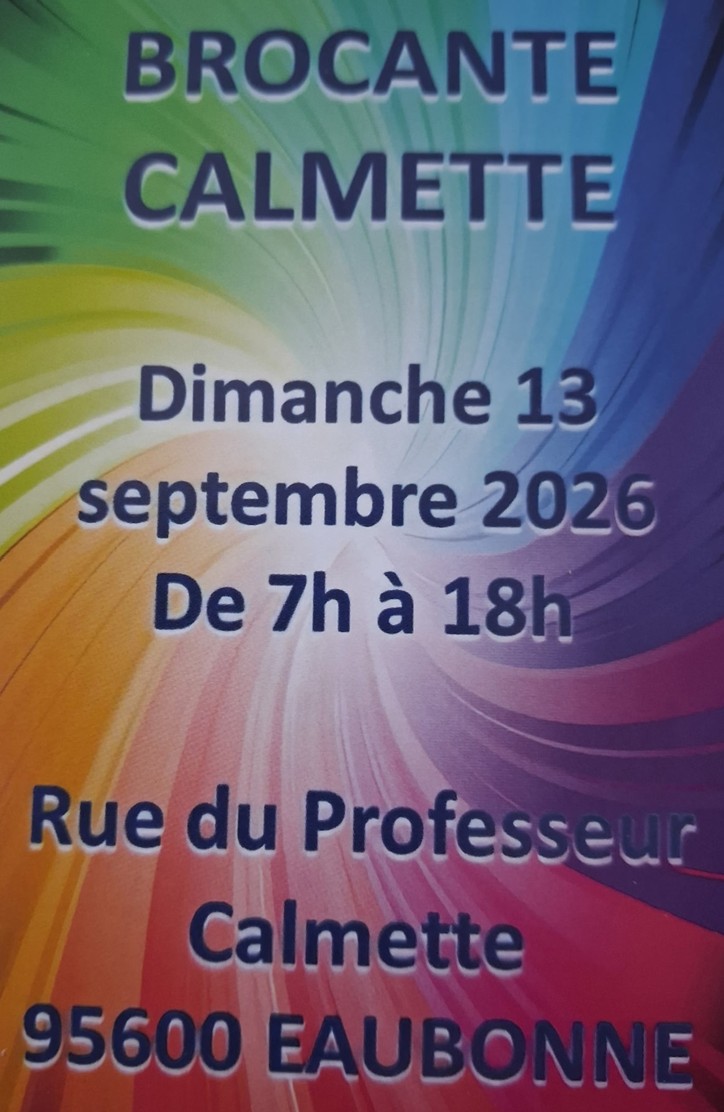Brocante Calmette 2026