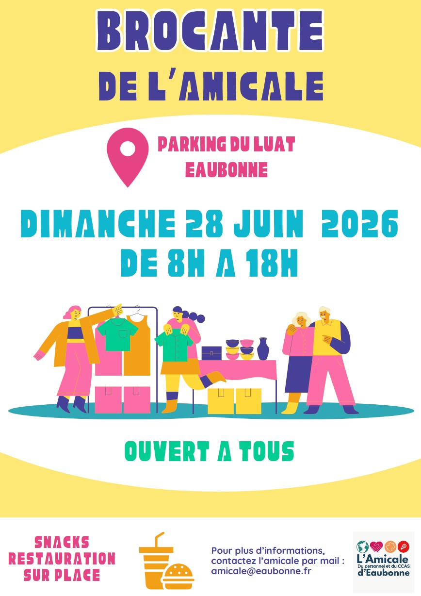 Brocante Eaubonne - 28 juin 2026