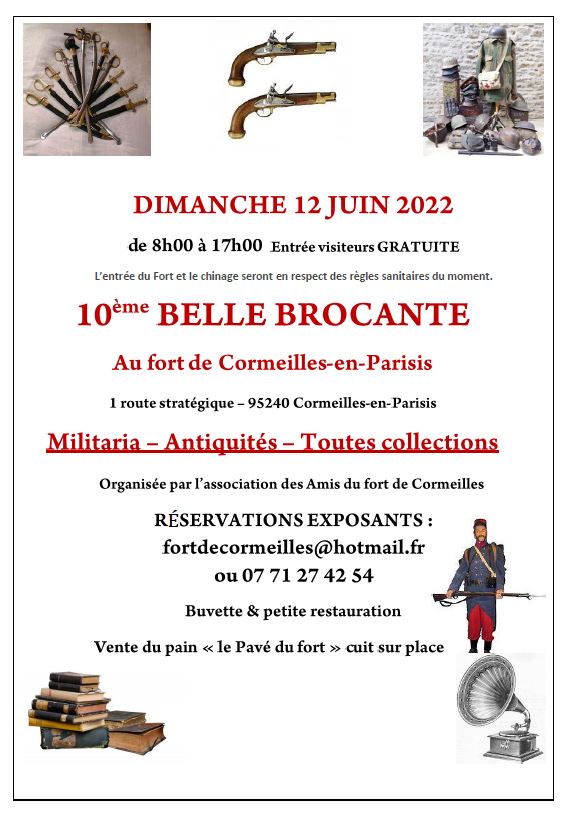 Brocante du fort de Cormeilles-en-Parisis 
