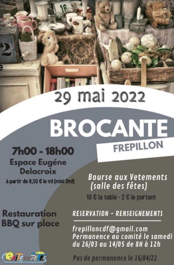 Brocante à Frépillon - 29 mai 2022