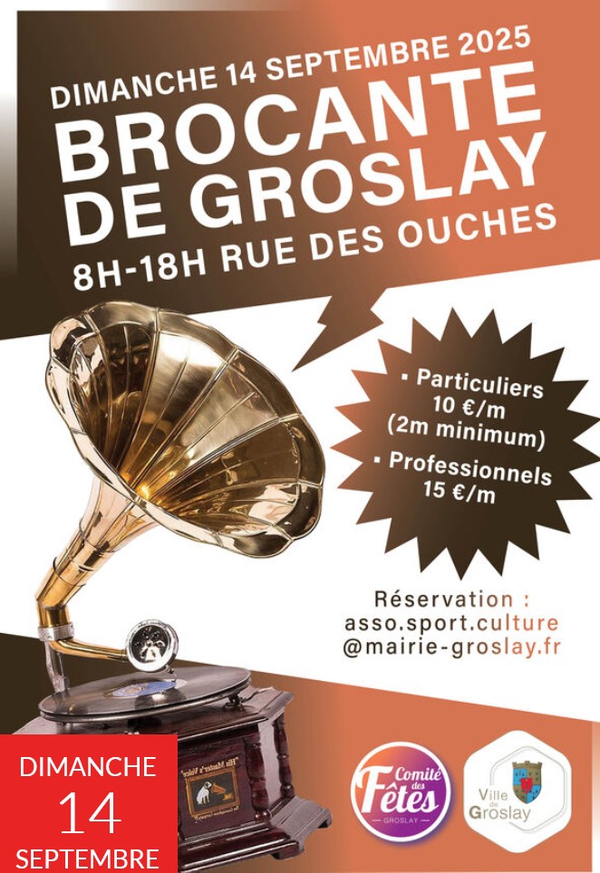 Brocante à Groslay 2025
