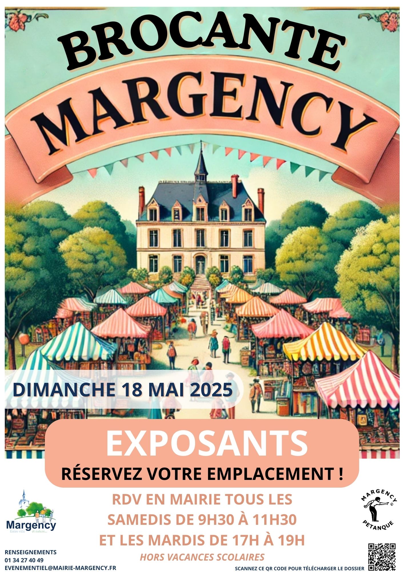 Brocante à Margency le 18 mai 2025