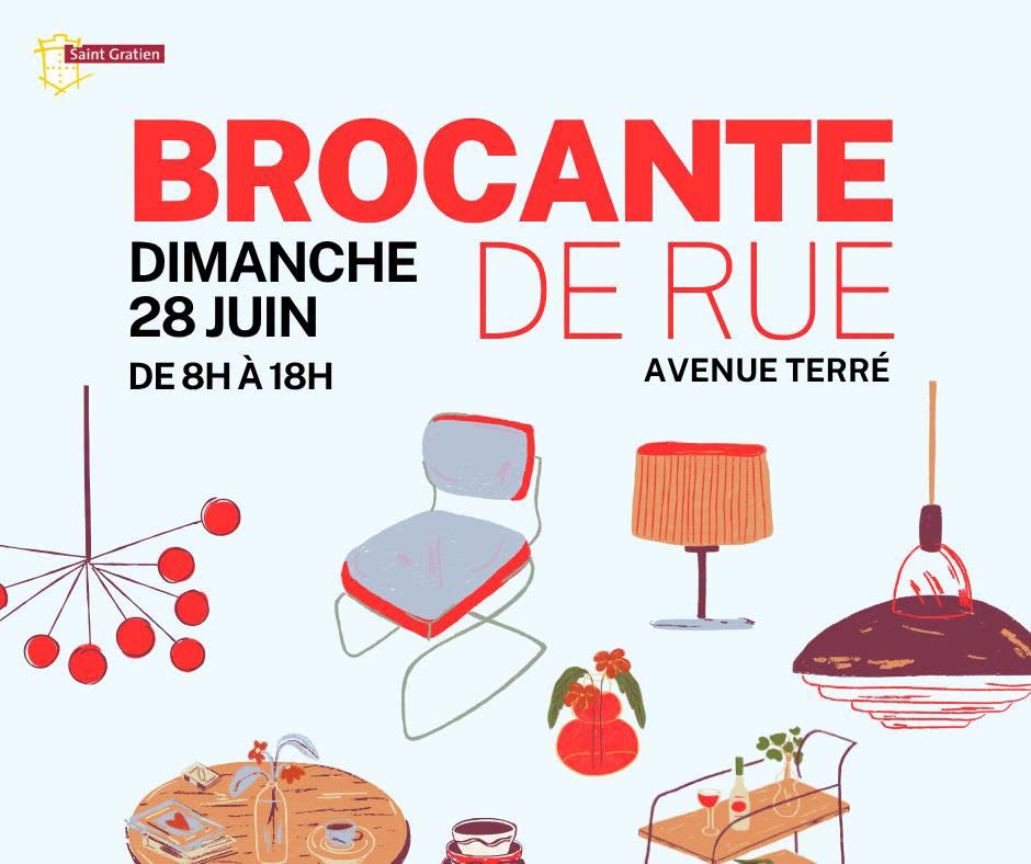 Brocante Saint-Gratien 28 juin 2026