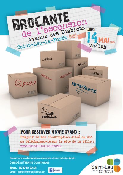 brocante à saint-Leu-la-Forêt