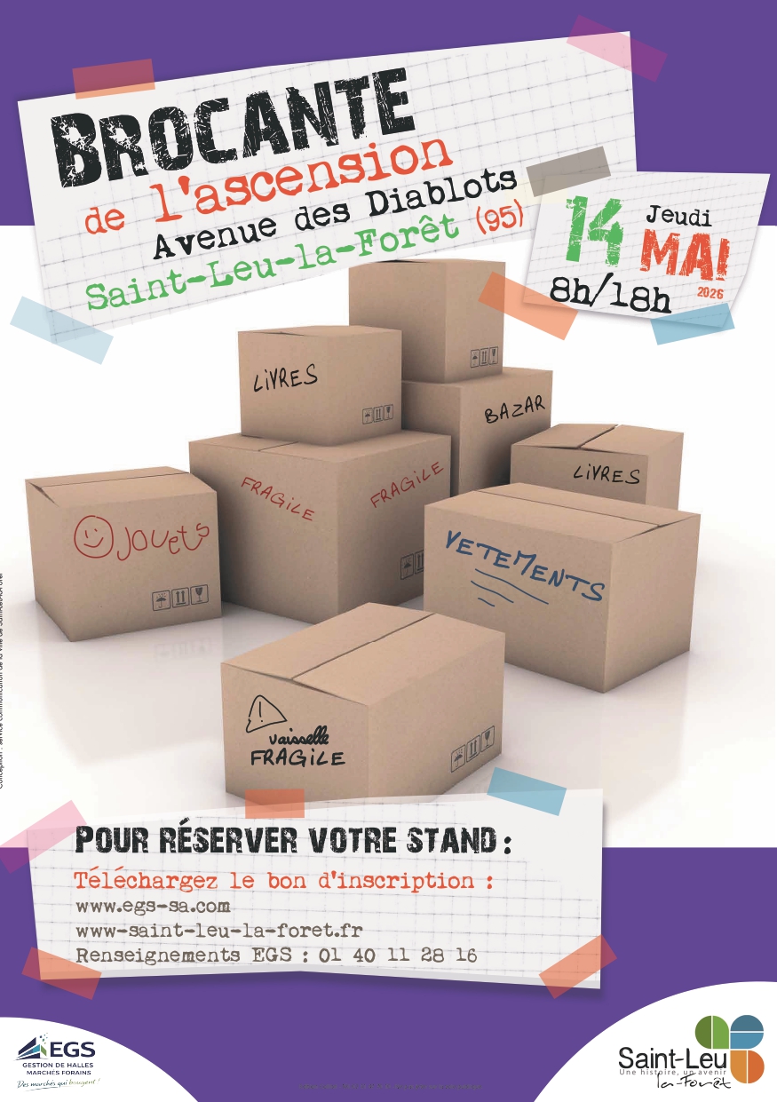 Brocante Saint-Leu 14 mai 2026