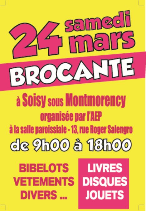 Brocante à Soisy-sous-Montmorency 2018