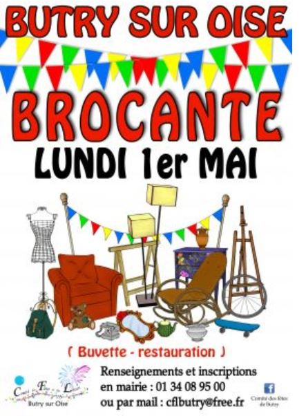 brocante à Butry-sur-Oise