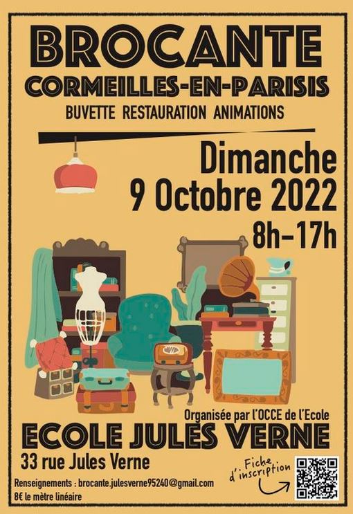 Brocante à Cormeilles - 9 octobre 2022