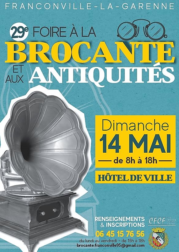 Foire à la Brocante et aux Antiquités - Franconville 2023