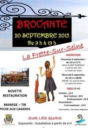 brocante à FRETTE SUR SEINE