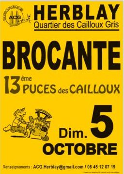 brocante à HERBLAY  5 octobre 2014