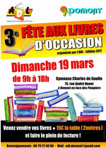 FETE AUX LIVRES à DOMONT