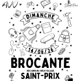 Brocante &agrave; Saint-Prix
