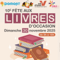 10&egrave;me F&ecirc;te aux livres d'occasion