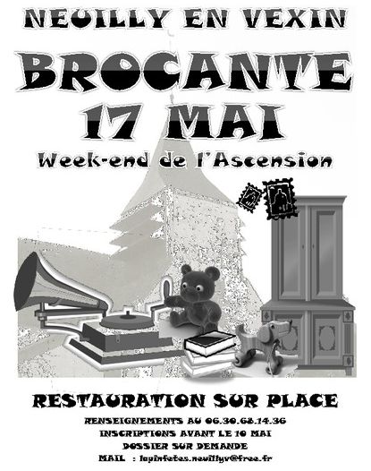 BROCANTE A NEUILLY EN VEXIN