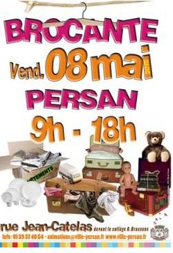 Brocante à Persan le 8 mai 2015