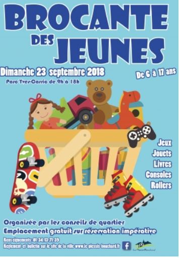 Brocante des jeunes plessis bouchard 23 septembre 2018