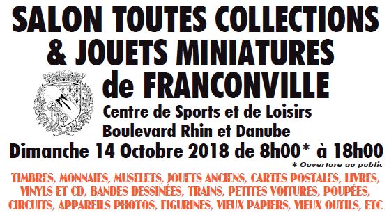 Salon toutes collections Franconville 14 octobre 2018