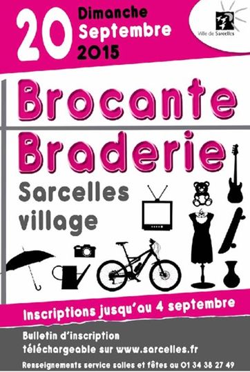 BROCANTES SARCELLES  20 SEPTEMBRE 2015