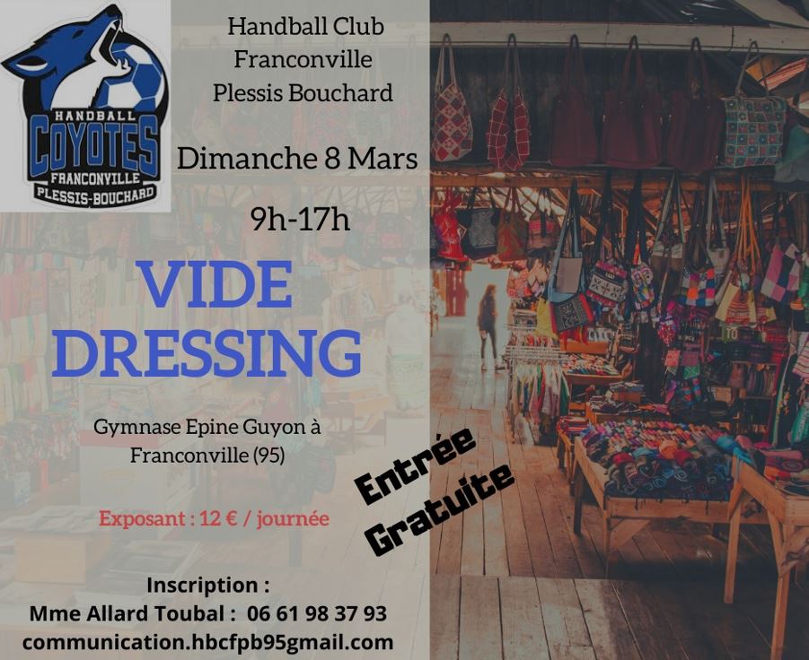 Vide dressing à Franconville le 8 mars 2020