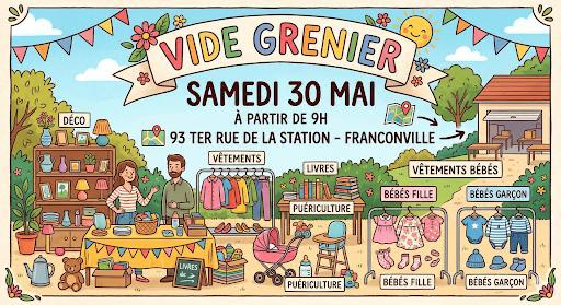 Vide grenier Franconville - 30 mai 2026