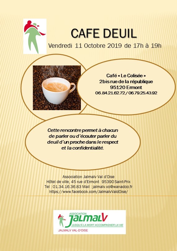 Café Deuil à Ermont le 11 octobre 2019