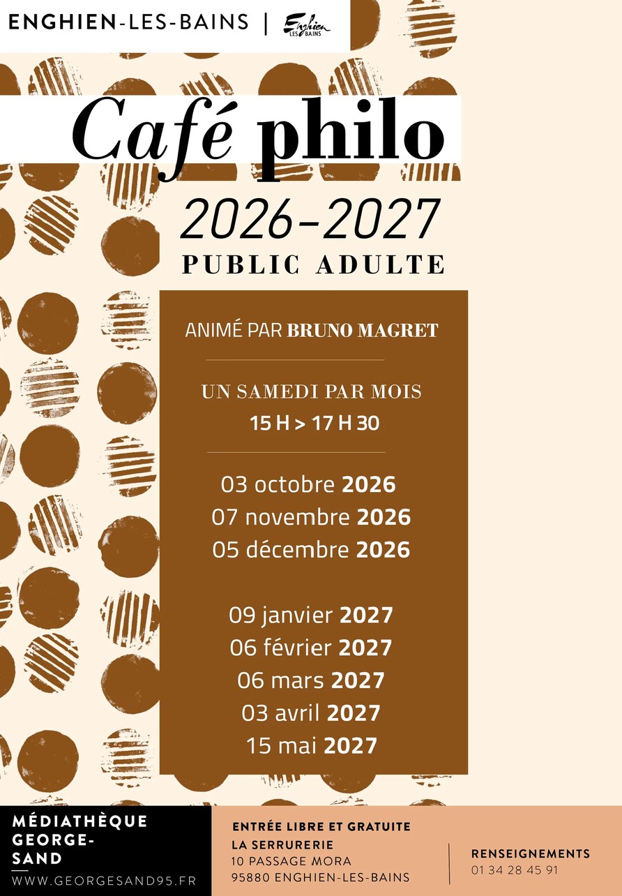 Caf&eacute; philo Enghien 2026 - 2027