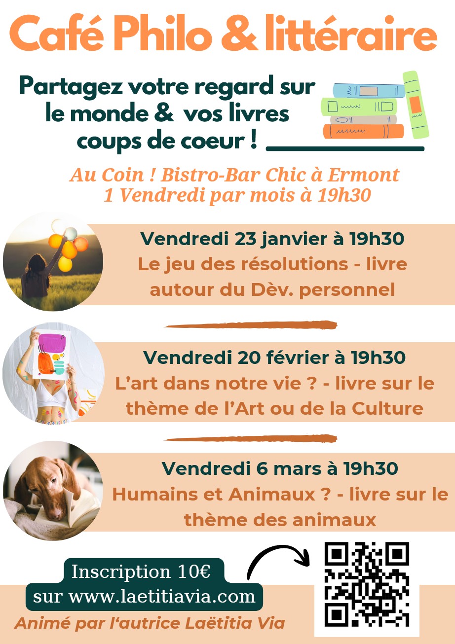 Caf&eacute; philo La&euml;titia Via - 1er trimestre 2026