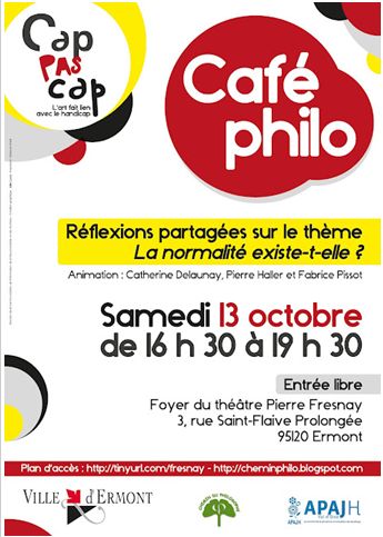 cafe philo à ERMONT 13 octobre